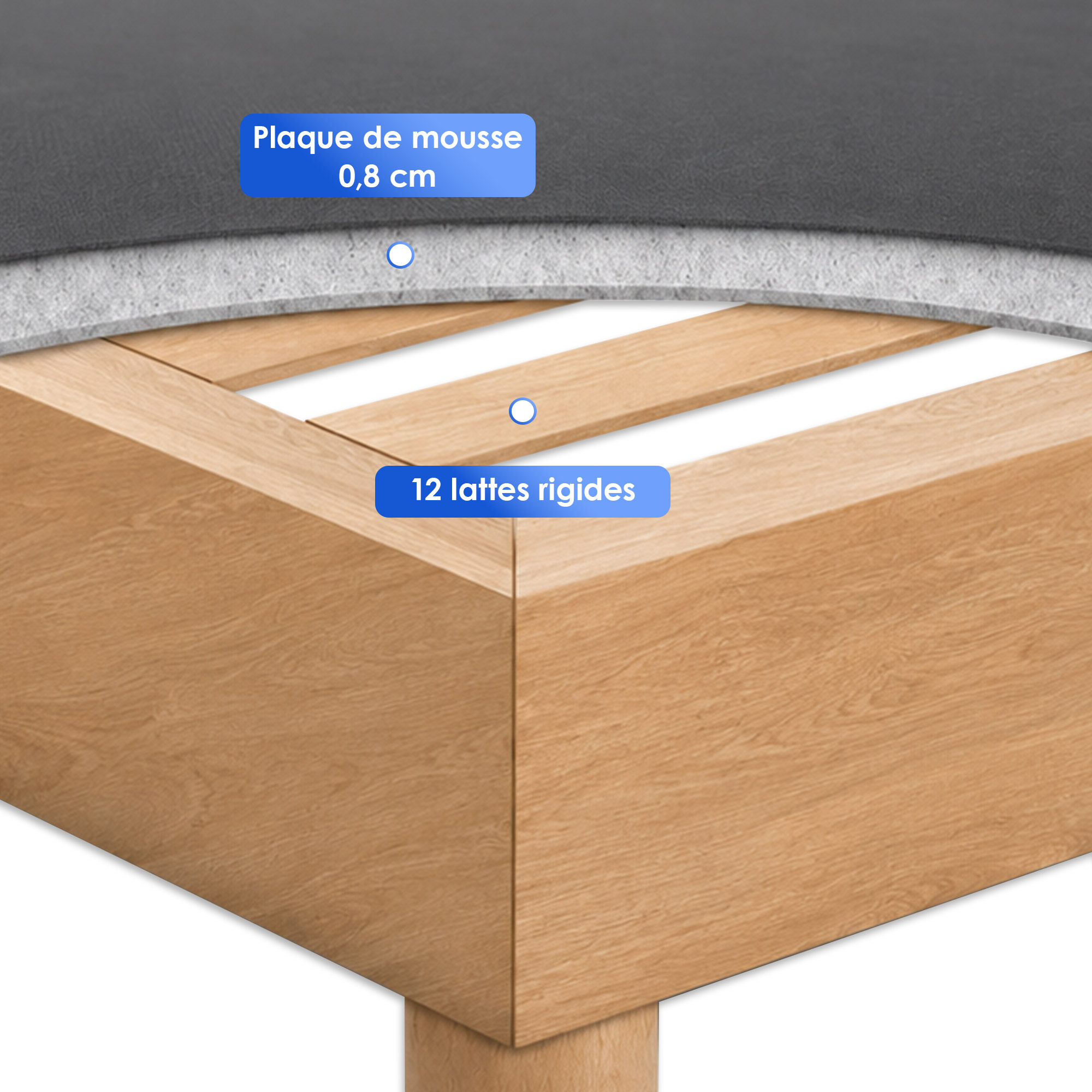 Fabrication française et bois certifié PEFC - Garantie 2 ans